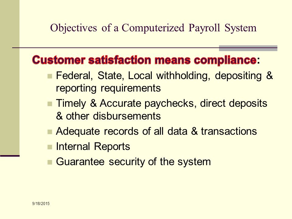 What Is the Meaning of Payroll System?